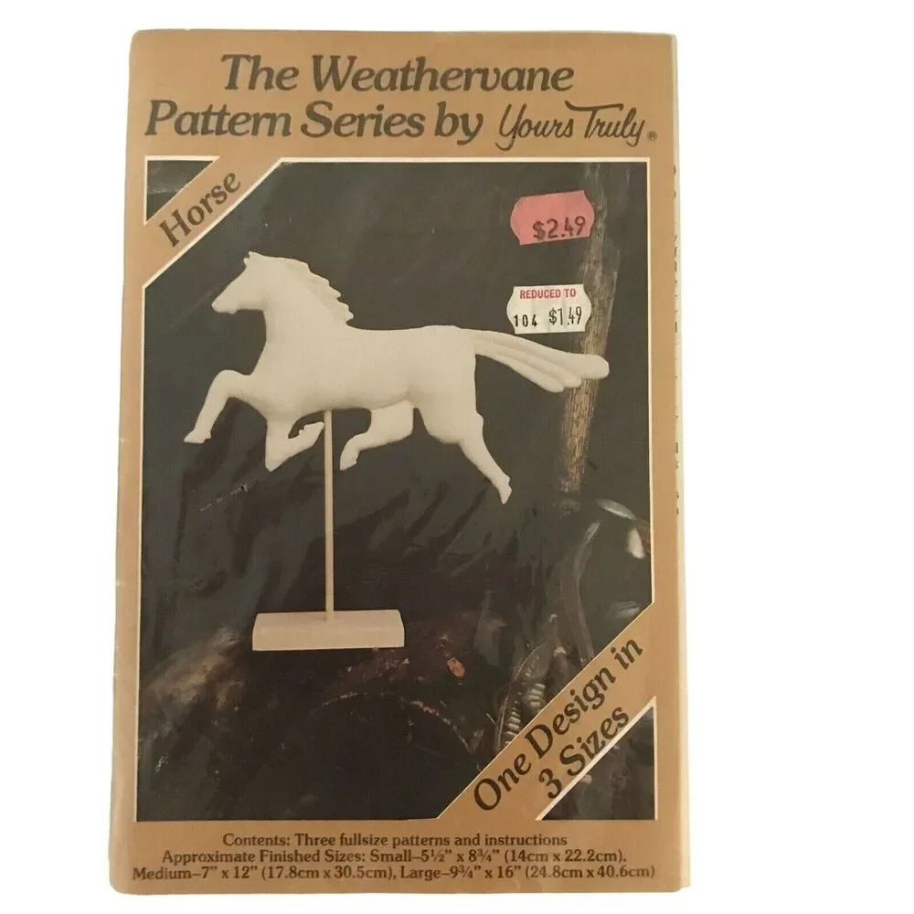 #1420 Weathervane Horse Horse craft sewing pattern